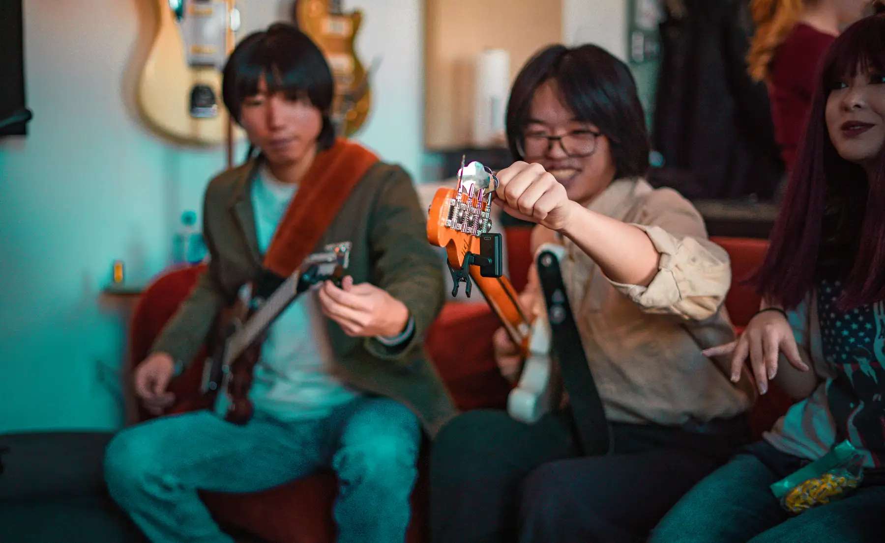 Session de répétition entre musiciens